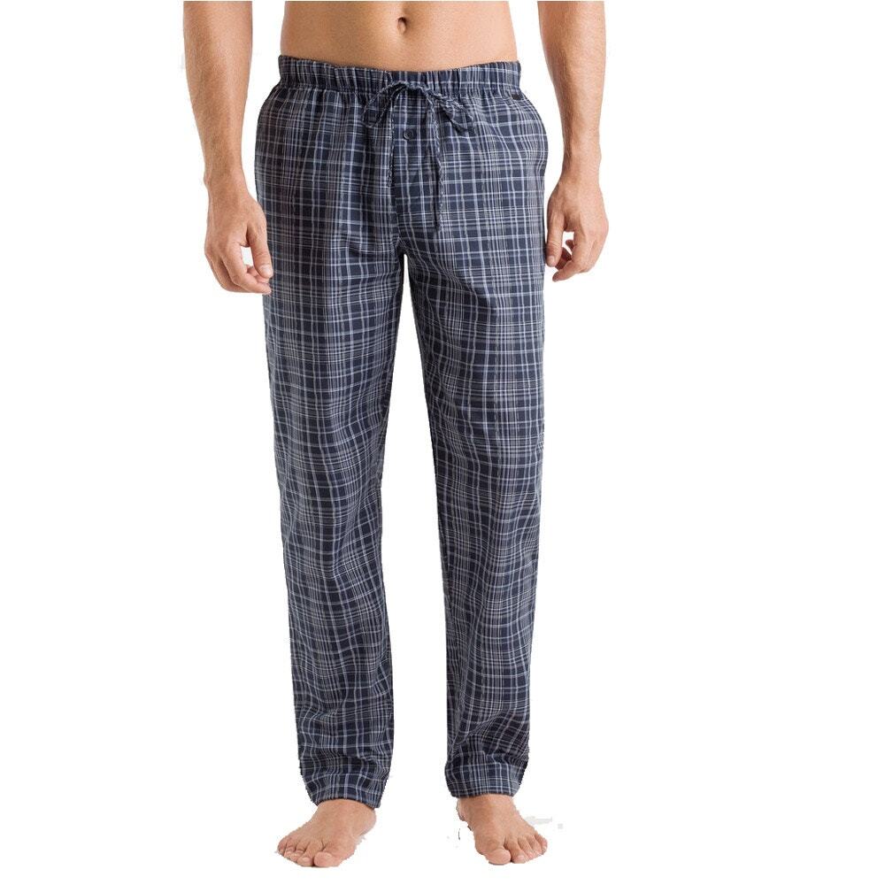HANRO MEN SLEEP & LOUNGE NIGHT & DAY LONG PANTS BLUE sz XXL